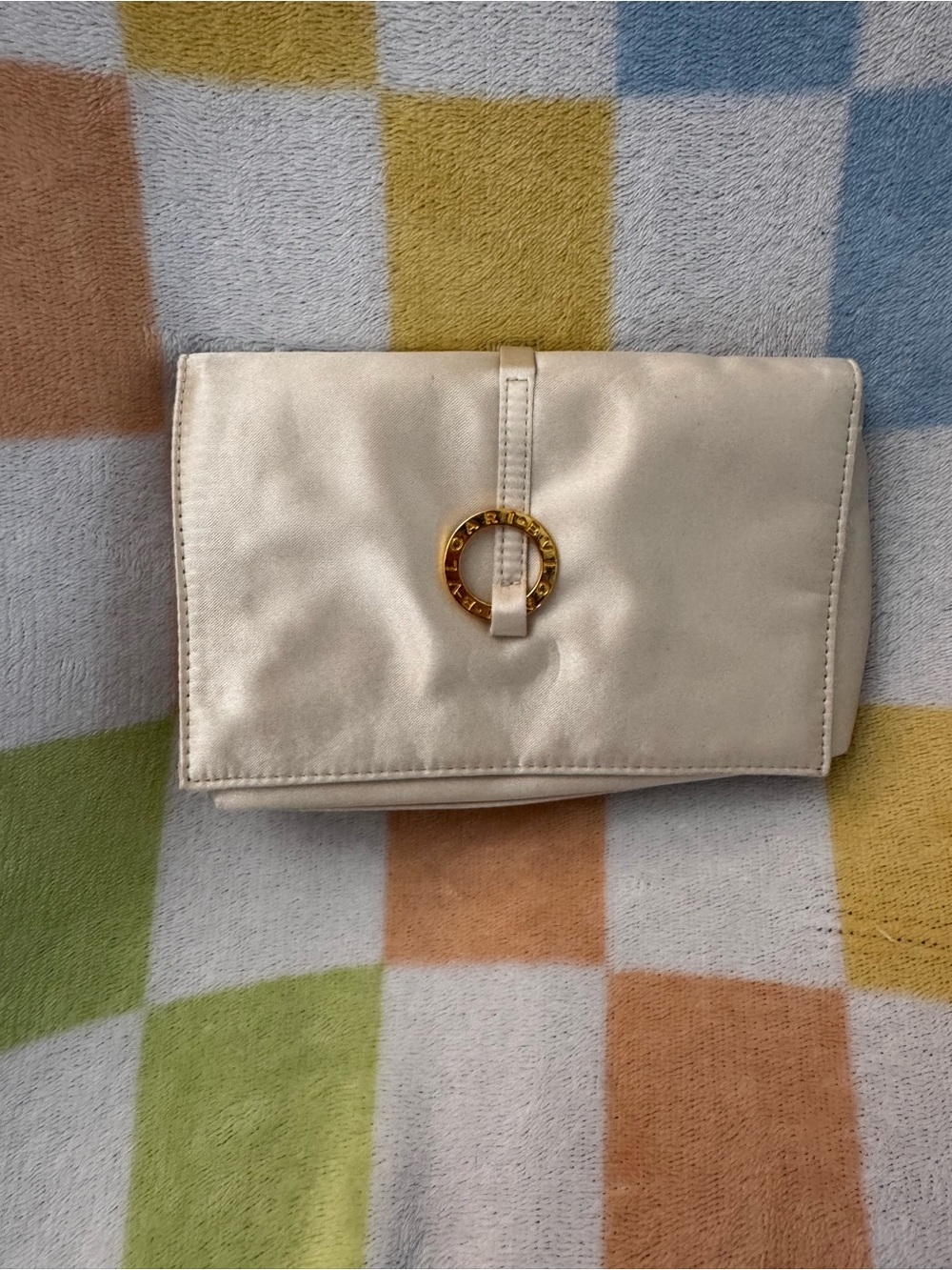 Bvlgari Clutch with Gold Accent